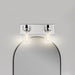 Vanity Nuvo 60-7632 Intersection - 2 Light - Vanity - Polished Nickel with Clear Glass - Polished Nickel Finish Nuvo