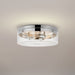 Flush Mount Nuvo 60-7638 Intersection - Large Flush Mount Fixture - Polished Nickel with Clear Glass - Polished Nickel Finish Nuvo