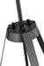 Pendant Nuvo 60-7697 Brewster - 3 Light Pendant - Black Finish - White Metal Shade Nuvo