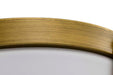 Flush Mount Nuvo 60-7750 Rowen 3 Light Flush Mount - Natural Brass Finish - Etched White Glass Nuvo