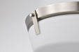 Flush Mount Nuvo 60-7760 Rowen 3 Light Flush Mount - Brushed Nickel Finish - Etched White Glass Nuvo