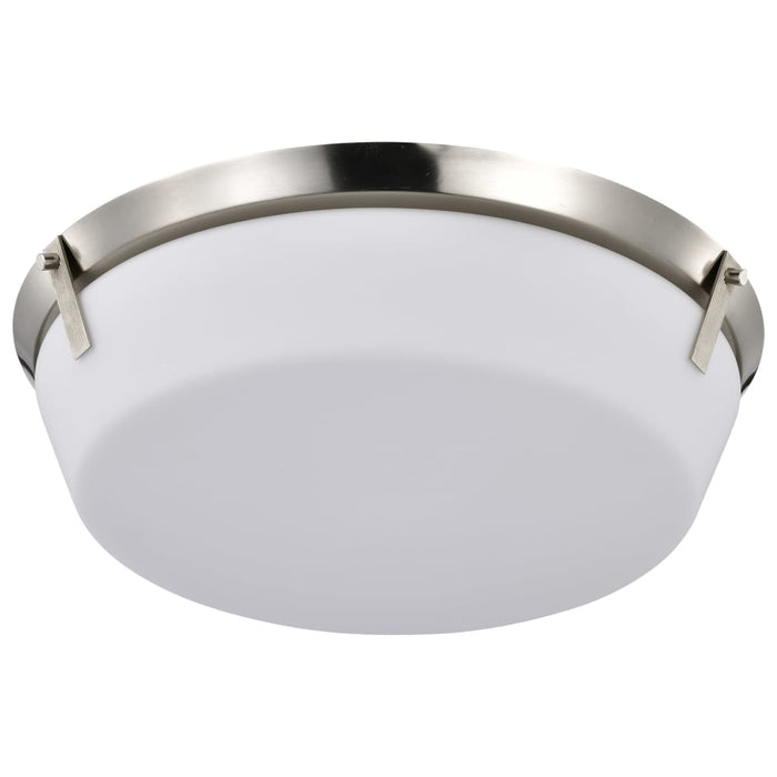 Flush Mount Nuvo 60-7761 Rowen 4 Light Flush Mount - Brushed Nickel Finish - Etched White Glass Nuvo