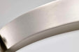 Flush Mount Nuvo 60-7761 Rowen 4 Light Flush Mount - Brushed Nickel Finish - Etched White Glass Nuvo