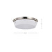 Flush Mount Nuvo 60-7761 Rowen 4 Light Flush Mount - Brushed Nickel Finish - Etched White Glass Nuvo