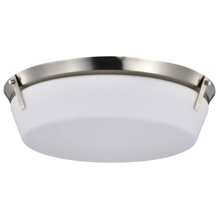 Flush Mount Nuvo 60-7761 Rowen 4 Light Flush Mount - Brushed Nickel Finish - Etched White Glass Nuvo