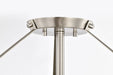 Semi Flush Mount Nuvo 60-7762 Rowen 4 Light Semi Flush - Brushed Nickel Finish - Etched White Glass Nuvo