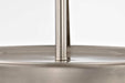 Semi Flush Mount Nuvo 60-7762 Rowen 4 Light Semi Flush - Brushed Nickel Finish - Etched White Glass Nuvo