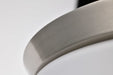 Semi Flush Mount Nuvo 60-7762 Rowen 4 Light Semi Flush - Brushed Nickel Finish - Etched White Glass Nuvo