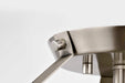 Semi Flush Mount Nuvo 60-7763 Rowen 3 Light Semi Flush - Brushed Nickel Finish - Etched White Glass Nuvo