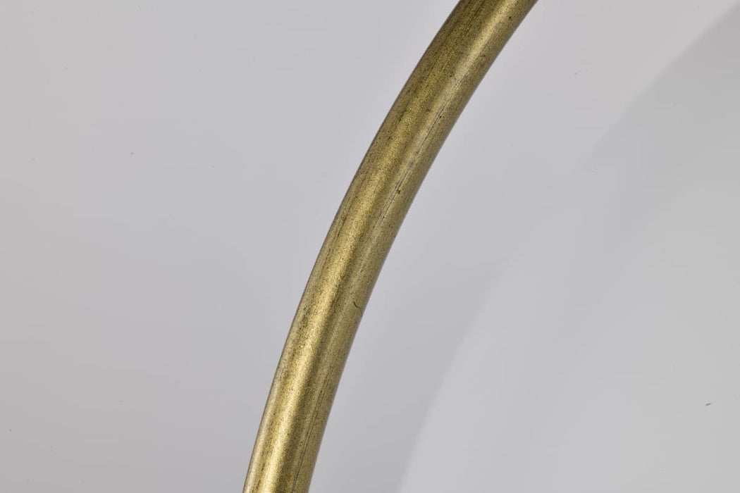 Flush Mount Nuvo 60-7771 Lakeshore 1 Light Medium Flush - Matte Black & Natural Brass Finish - White Opal Glass Nuvo
