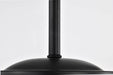 Pendant Nuvo 60-7775 Lakeshore 1 Light Large Pendant - Matte Black & Natural Brass Finish - White Opal Glass Nuvo