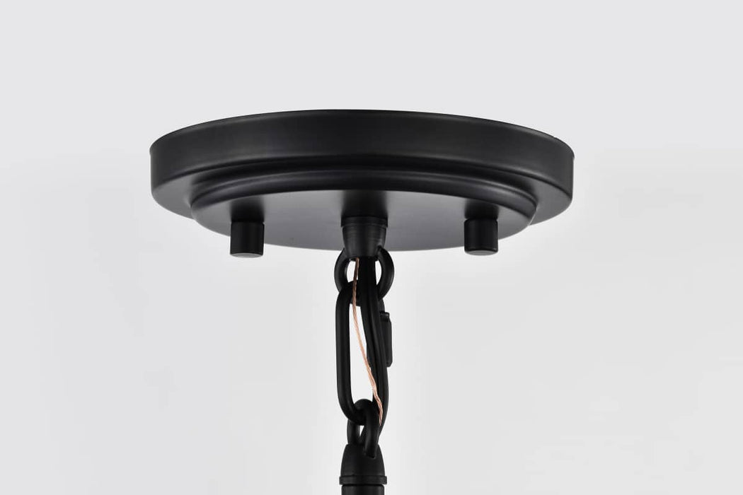 Pendant Nuvo 60-7775 Lakeshore 1 Light Large Pendant - Matte Black & Natural Brass Finish - White Opal Glass Nuvo