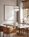 Pendant Nuvo 60-7775 Lakeshore 1 Light Large Pendant - Matte Black & Natural Brass Finish - White Opal Glass Nuvo