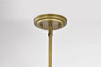 Pendant Nuvo 60-7776 Adina 1 Light Medium Pendant - Natural Brass Finish Nuvo