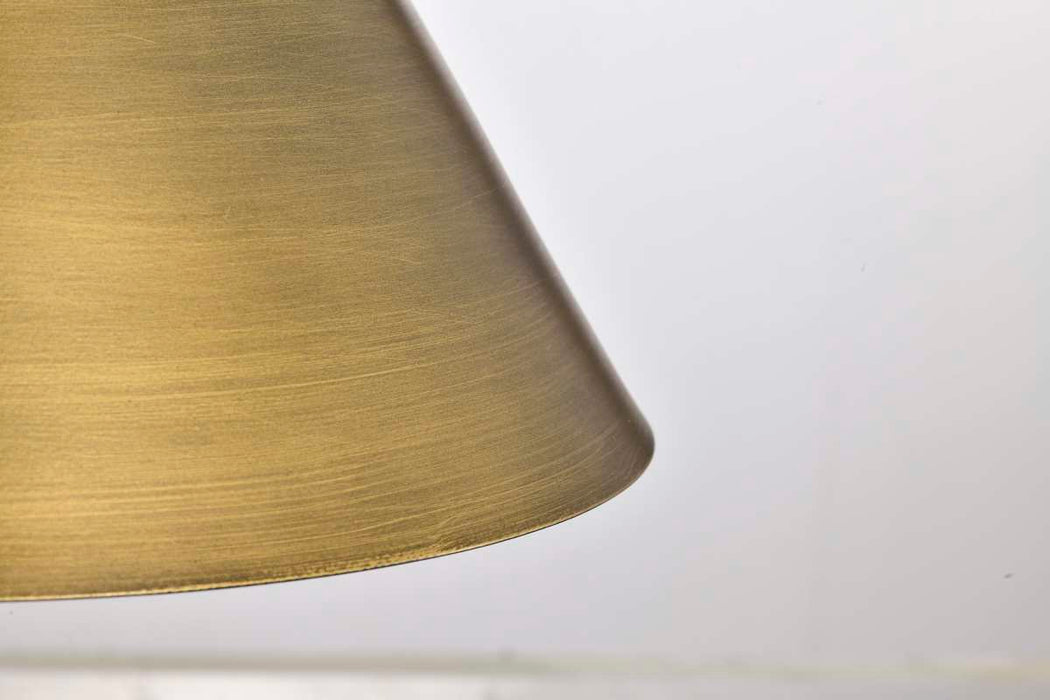 Pendant Nuvo 60-7776 Adina 1 Light Medium Pendant - Natural Brass Finish Nuvo