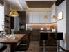 Pendant Nuvo 60-7776 Adina 1 Light Medium Pendant - Natural Brass Finish Nuvo