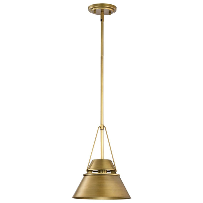 Pendant Nuvo 60-7777 Adina 1 Light Small Pendant - Natural Brass Finish Nuvo