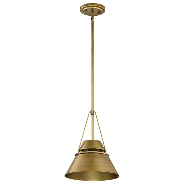 Pendant Nuvo 60-7777 Adina 1 Light Small Pendant - Natural Brass Finish Nuvo