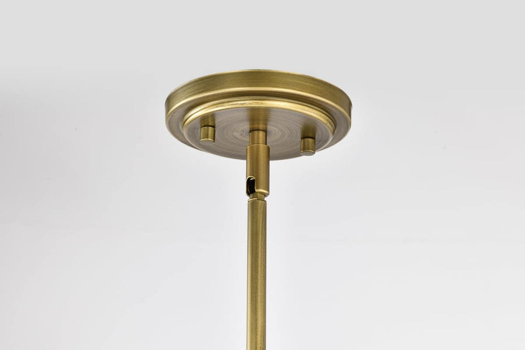 Pendant Nuvo 60-7777 Adina 1 Light Small Pendant - Natural Brass Finish Nuvo