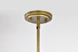Pendant Nuvo 60-7777 Adina 1 Light Small Pendant - Natural Brass Finish Nuvo