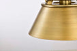 Pendant Nuvo 60-7777 Adina 1 Light Small Pendant - Natural Brass Finish Nuvo