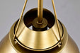 Pendant Nuvo 60-7777 Adina 1 Light Small Pendant - Natural Brass Finish Nuvo