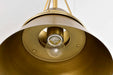 Pendant Nuvo 60-7777 Adina 1 Light Small Pendant - Natural Brass Finish Nuvo
