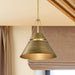 Pendant Nuvo 60-7777 Adina 1 Light Small Pendant - Natural Brass Finish Nuvo