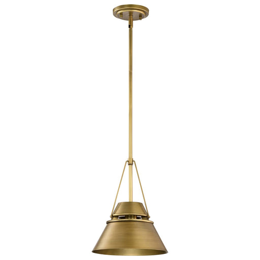 Pendant Nuvo 60-7777 Adina 1 Light Small Pendant - Natural Brass Finish Nuvo