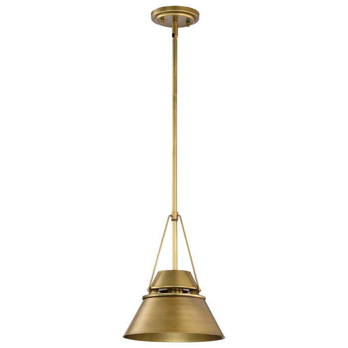 Pendant Nuvo 60-7777 Adina 1 Light Small Pendant - Natural Brass Finish Nuvo