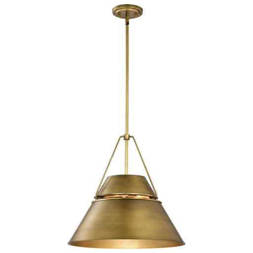 Pendant Nuvo 60-7778 Adina 3 Light Large Pendant - Natural Brass Finish Nuvo