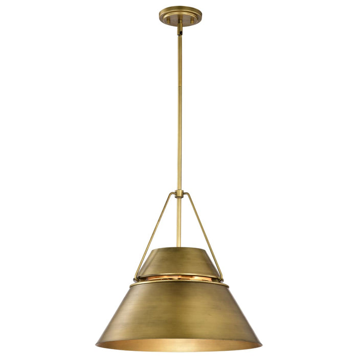 Pendant Nuvo 60-7778 Adina 3 Light Large Pendant - Natural Brass Finish Nuvo