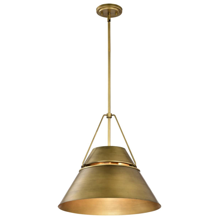 Pendant Nuvo 60-7778 Adina 3 Light Large Pendant - Natural Brass Finish Nuvo