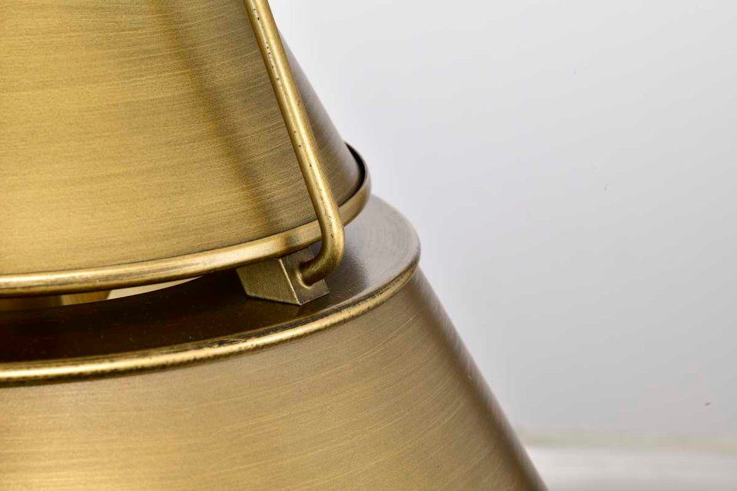Pendant Nuvo 60-7778 Adina 3 Light Large Pendant - Natural Brass Finish Nuvo