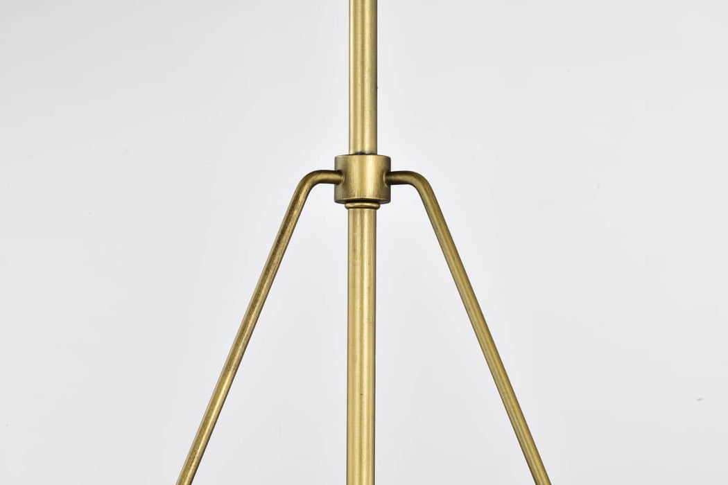 Pendant Nuvo 60-7778 Adina 3 Light Large Pendant - Natural Brass Finish Nuvo