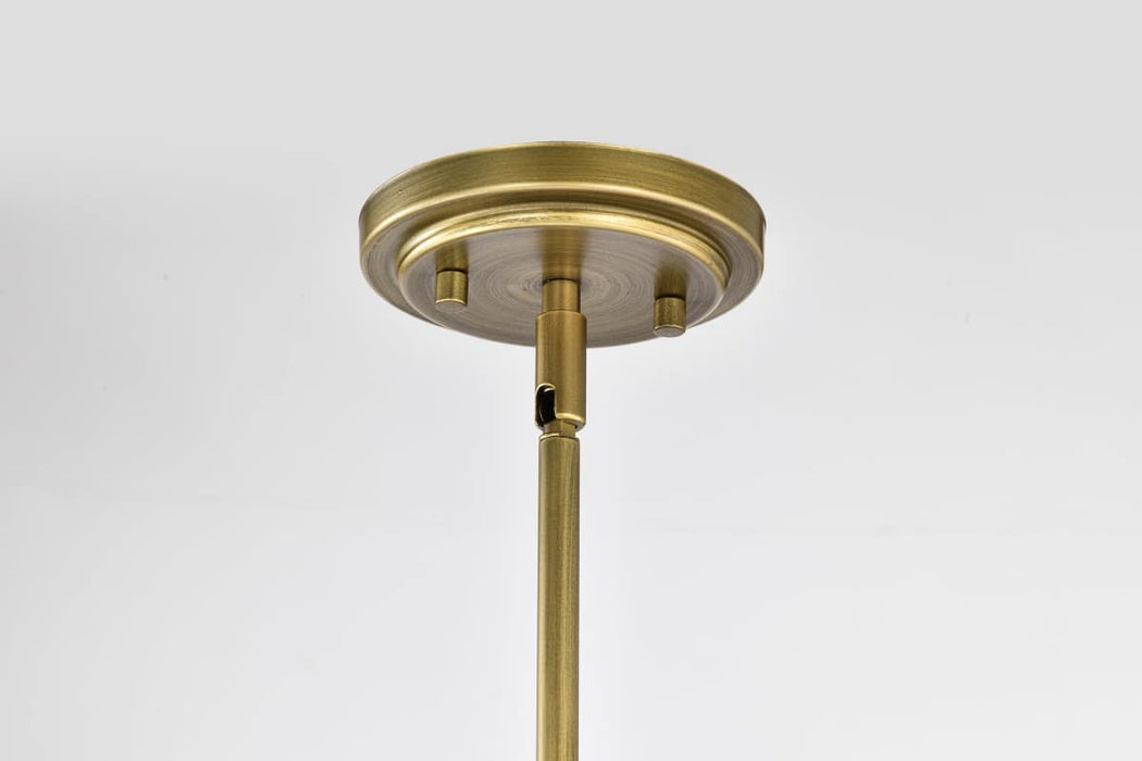 Pendant Nuvo 60-7778 Adina 3 Light Large Pendant - Natural Brass Finish Nuvo