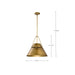 Pendant Nuvo 60-7778 Adina 3 Light Large Pendant - Natural Brass Finish Nuvo