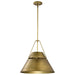 Pendant Nuvo 60-7778 Adina 3 Light Large Pendant - Natural Brass Finish Nuvo
