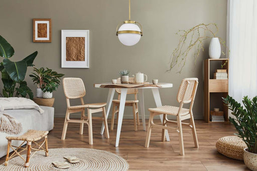 Pendant Nuvo 60-7784 Lakeshore 1 Light Medium Pendant - Natural Brass Finish - White Opal Glass Nuvo