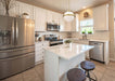Pendant Nuvo 60-7785 Lakeshore 1 Light Large Pendant - Natural Brass Finish - White Opal Glass Nuvo