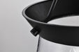 Pendant Nuvo 60-7800 Boliver 3 Light Pendant - 11 Inches - Matte Black Finish - Clear Seeded Glass Nuvo