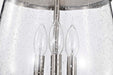 Pendant Nuvo 60-7802 Boliver 3 Light Pendant - 11 Inches - Brushed Nickel Finish - Clear Seeded Glass Nuvo