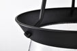 Pendant Nuvo 60-7803 Boliver 3 Light Pendant - 14 Inches - Matte Black Finish - Clear Seeded Glass Nuvo