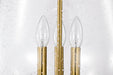 Pendant Nuvo 60-7804 Boliver 3 Light Pendant - 14 Inches - Vintage Brass Finish - Clear Seeded Glass Nuvo