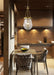 Pendant Nuvo 60-7804 Boliver 3 Light Pendant - 14 Inches - Vintage Brass Finish - Clear Seeded Glass Nuvo