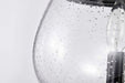 Flush Mount Nuvo 60-7806 Boliver 3 Light Flush Mount - Matte Black Finish - Clear Seeded Glass Nuvo