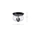 Flush Mount Nuvo 60-7806 Boliver 3 Light Flush Mount - Matte Black Finish - Clear Seeded Glass Nuvo