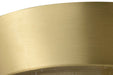 Flush Mount Nuvo 60-7807 Boliver 3 Light Flush Mount - Vintage Brass Finish - Clear Seeded Glass Nuvo