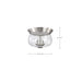 Flush Mount Nuvo 60-7808 Boliver 3 Light Flush Mount - Brushed Nickel Finish - Clear Seeded Glass Nuvo