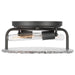 Flush Mount Nuvo 60-7810 Glacier - 2 Light Large Flush Mount - Medium Base - 60 Watt - Matte Black - Ice Glass Nuvo
